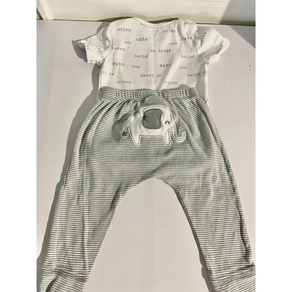 Carter's Onesie & Pant Elephant Se